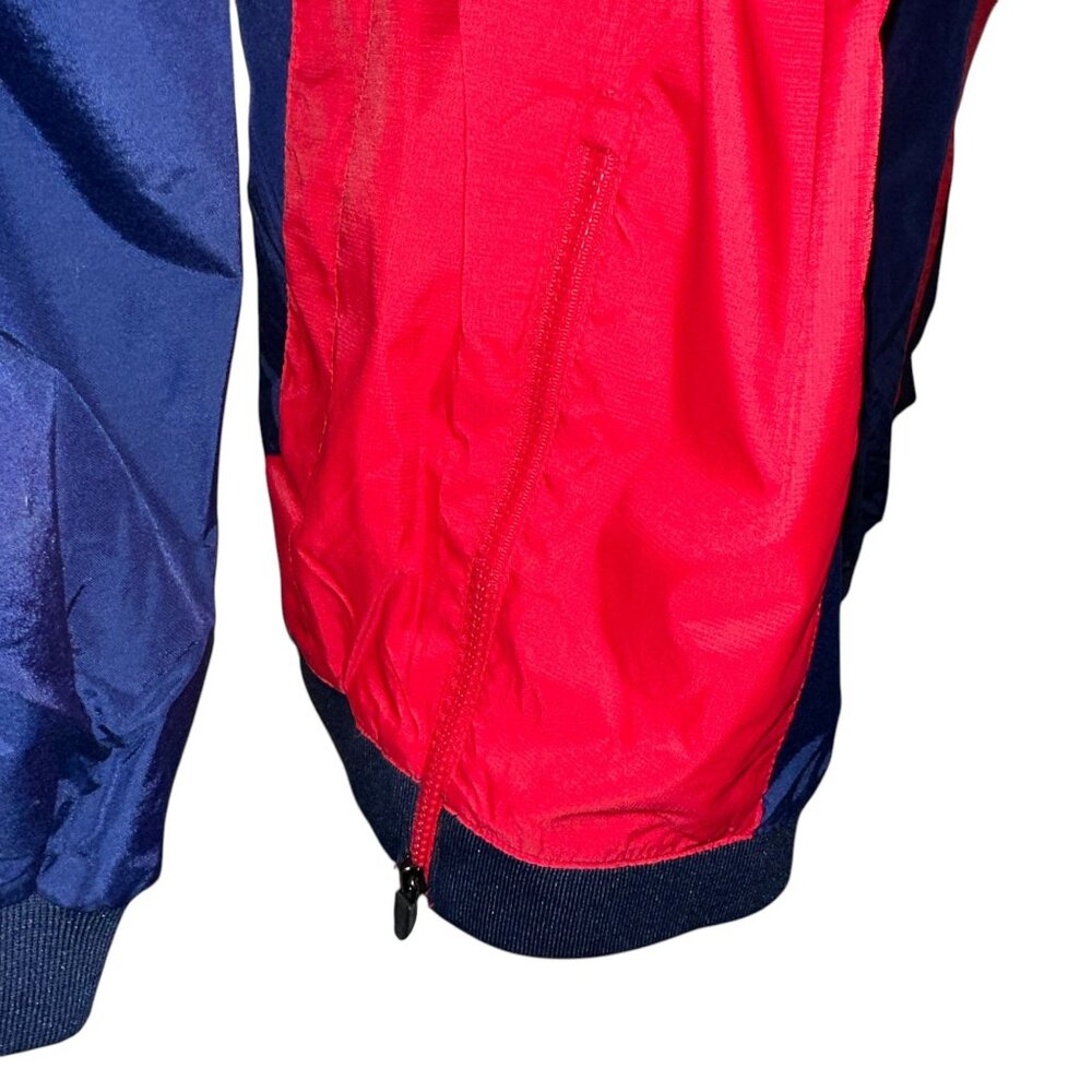 Nike Team University of Kansas KU Pullover Windbreaker Mens XL Red White Blue - Picture 9 of 11
